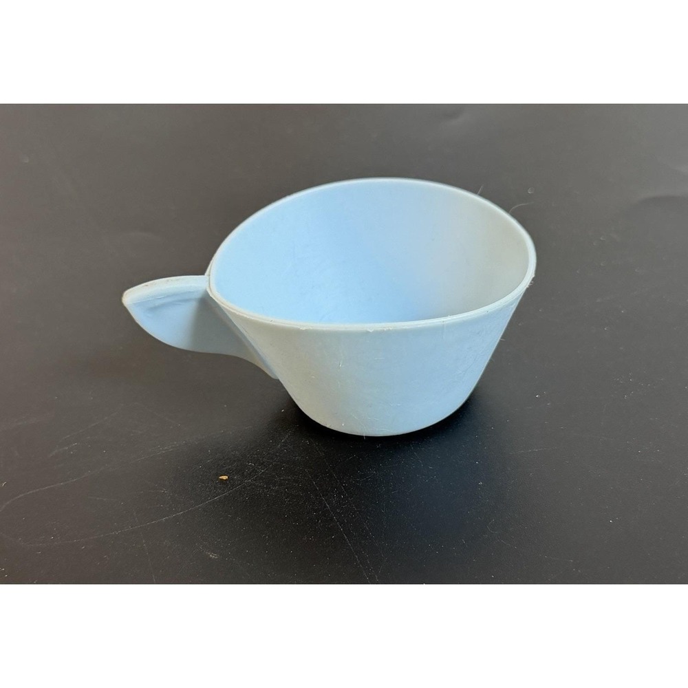 Vintage Plastic Light Blue Child's Toy Cup